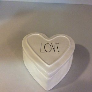 Rae Dunn LOVE Trinket Box